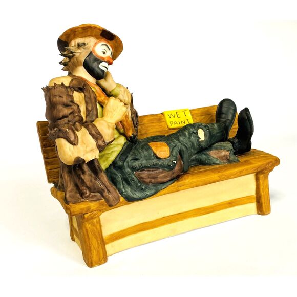 Flambro Emmett Kelly Jr Full Size Figurine Wet Paint Limited Edition #13885 - Picture 2 of 14
